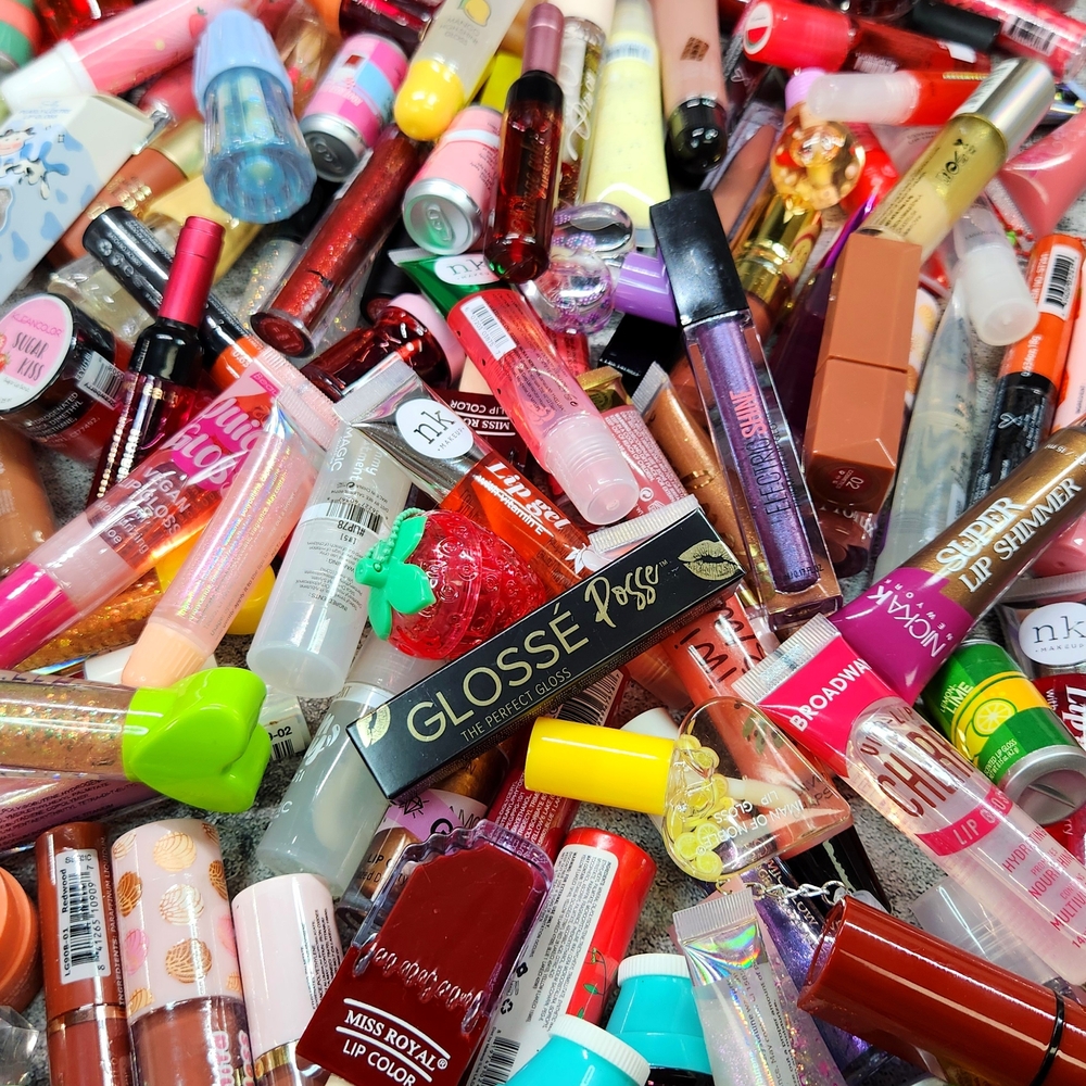 Assorted Lip Gloss and Lipstick Mystery Bundle + Free Gift